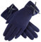 IQYU Handstulpen Schwarz Warm Outdoor Fahren und Reiten warme Handschuhe Damen Schleife Knoten Nicht Daunen Handschuhe Latex Body Damen (Blue, One Size)