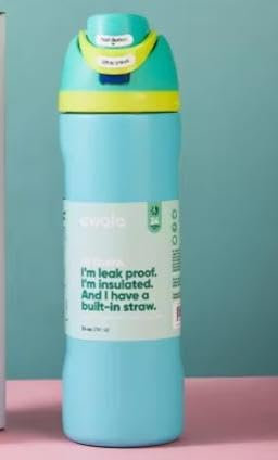 Owala FreeSip Stainless Steel Water Bottle, 24-32 Oz, Insulated with Straw, (Green)