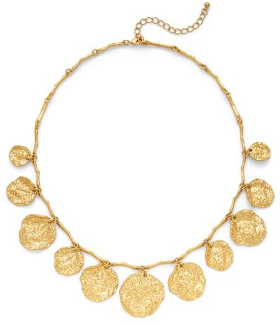 LILIE&WHITE Damen Gold Halskette mit Kunstvollen Anhängern, Hypoallergen, Langlebig, Geschenke – Schmuck für Jeden Anlass