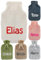 Personalised Hot Water Bottle with Soft Faux Fur Cover + Pom Poms Gift for Cozy Nights Pain Relief for Back Neck and Shoulders Great Gift 2 Liter (Beige Waffle)