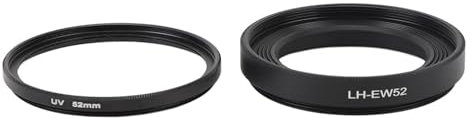 52 -Mm -Objektivhaubenset UV -Filter -Objektiv Caps Reduziert die Objektivflackern für RF 35 Mm F1.8 Makro -Objektivfotografie -Zubehör Kit Kit