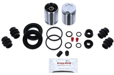 Bigg Red – Rear Brake Caliper Rebuild Repair Kit with Loaded Pistons – Compatible with Vauxhall Zafira