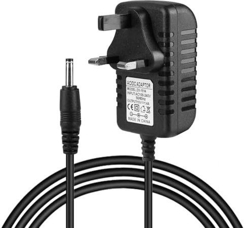 21W 15V 1.4A Power Supply Charger for Alexa Echo 1st and 2nd Gen,Echo Plus 1st Gen,Echo Show 1st Gen,Fire TV 2nd Gen,Echo Link,Echo Look,Replacement Charger Lead for Alexa 1.5m Plug Power Cord Black