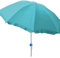 Mojawo Parasol de plage - Parasol de plage - Parasol de jardin - Protection solaire pliable - Polyester - Bleu pétrole - Diamètre : 2 m - Protection UV