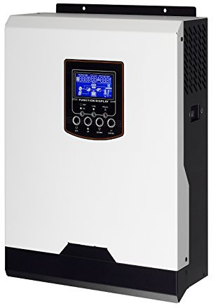 Iconica 2000W 24V hybrid pure sine wave inverter with 50A solar charge controller, 20A mains battery charger and UPS - for off-grid or remote areas without power or with unstable electricity supply