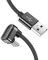 Kuulaa Cable USB Type C 180 Grados, Nylon Carga Rápida USB C Ladekabel para Samsung Galaxy S9 S8 Plus, note8, Xiaomi, LG G5, Huawei p20pro P20 p20lite p10plus（1M）