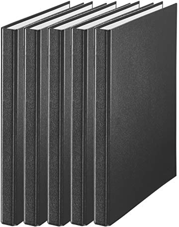 Esselte Leitz 42090025 Ringbuch A4, Maxi, 2 Ringe, 5er-Set, Schwarz