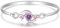 Personalisiert Silber Charme Armbänder zum Frau Mädchen Liebe Unendlichkeit Armbänder Kristall Einstellbar Kette Angepasst Geburtstag Mütter Tag Geschenke 3 Simuliert Geburtsstein und Graviert 1 Text