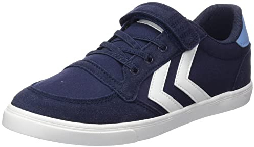 hummel Unisex Kinder Sneaker, Wildleder, Blue Iris, 36 EU