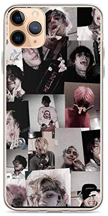 Ddftet Kompatibel mit iPhone 13 Hülle Lil Peep Rip Simpsons Memory Pure Clear Phone Cases Cover