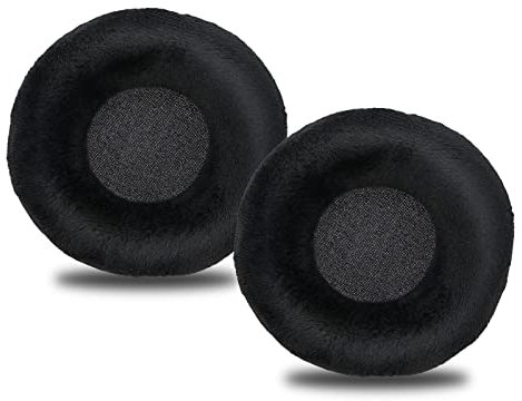 Create idea 1 Paar Kopfhörer Ersatz Ohrpolster aus Samt, Schaumstoff Kissen Kompatibel mit AKG MK2 K550 K551 K553 K271 K240 K270 K290 K241 K272 Headset Schwarz