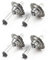 Juwaacoo 4 Ampoules de de Voiture H7 12V / 55W Halogène Lampe Standard