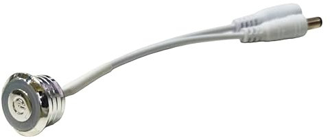 Jandei – Interruptor para Encendido, Apagado y Regular la Intensidad de Tiras LED y Equipos de 12Vdc o 24Vdc. Dimmer Táctil Empotrable con Forma Cilíndrica, Uso en Interiores (Blanco)