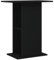 vidaXL Aquariumständer, Aquarium Unterschrank mit viel Stauraum, Aquarium Tisch mit Stabiler Oberplatte, Aquariumschrank Aquarium Halter, Schwarz Holzwerkstoff