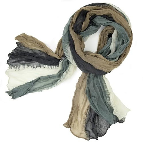 Gloop Damen Schal leichter Lang schal Tuch mit Farbverlauf Viele Farben,leichte für Frühling, Herbst, Winter, Schal, Wickeln