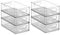 YIHAOBOX Kühlschrank Organizer 6er Set Ordnung im Kühlschrank, Stapelbar, Organizer, Fridge Organizer,Küchen, Kühlschrank, Schränke, Fridge Organizer Set, Aufbewahrung, Boxen Kühlschrank, BPA Frei