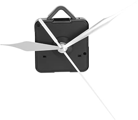 jojofuny Zubehör Für Austausch des Uhrwerks Uhrzeiger Regenschirmhalter zur Wandmontage Uhrwerk Quarz elektronische Uhrwerke Batterie Zubehör elektronischer Bausatz Suite Wanduhr Weiß