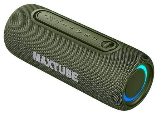 Tracer MaxTube Tragbarer Bluetooth-Lautsprecher, Grün, 20 W