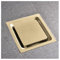 Badezimmer Duschrinne Edelstahl Ablaufrinne,Bodenablauf Mit Haar Und Schmutzfänger,Quadrat Duschablauf Für Badezimmer,Brushed Gold