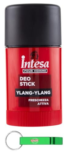 12 X Intesa Pour Homme Deodorante Stick Ylang-Ylang.Deo stick 75 ml + portachiavi Beni Culinari