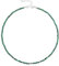 Unique Gems dezente Edelstein Damen Halsketten Malachit Choker 38cm kurz Chakra Perlen cutted Ø 4mm Buddha Schutzkette Perlenkette