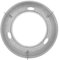 POPETPOP Parabrezza Copertina Cremagliera Stufa Grattugiare Cucina Frittura Coperture Wok Per Fornelli a Gas Supporto Wok in Ferro Inox Presina Argento Acciaio Inossidabile