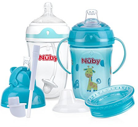 Nuby - Juego de 6 vasos para principiantes (360 unidades)