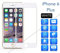 Protector de Pantalla Completa para iphone 6 plus 6S plus de Dureza de 9H sin Burbujas .Full Cover Cristal Vidrio Templado Premium de Cobertura Completa con Bordes Redondeados ( Blanco full glue ) .