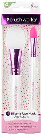 Brushworks Face Mask Applicator - Twin Pack