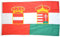 Flaggenfritze® Flagge/Fahne Österreich-Ungarn Handelsflagge 1867-1918 - 90 x 150 cm