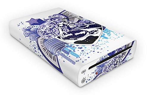 Skins4u Aufkleber Konsolen Skins für Nintendo Wii U inklusive Wii U Tablet Controller Aufkleber Wrapping Schutzfolie WiiU Set DJ