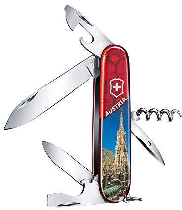 Victorinox Spartan Stephansdom Wien, rot transparent