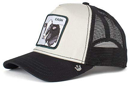 Goorin Bros. Unisex-Erwachsene The Farm Baseball Trucker Hat Baseballkappe, Weiss/opulenter Garten, Einheitsgröße