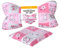 Dr. Berger Kinderkissen Nackenrolle Kinder Kissen Leseknochen 30 cm - Kleinkindkissen Set MIA Nackenkissen mit Wärmekissen 100% Baumwolle - ergonomisches Buchkissen Lesekissen, Tabletkissen pink