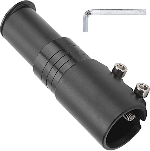 QIQN Lenkererhöhung Fahrrad Höhen-Adapter Aluminium Extender Gabelschaftverlängerung Ahead Vorbau für Mountainbike, Rennrad, MTB 120mm Schwarz