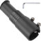 QIQN Lenkererhöhung Fahrrad Höhen-Adapter Aluminium Extender Gabelschaftverlängerung Ahead Vorbau für Mountainbike, Rennrad, MTB 120mm Schwarz
