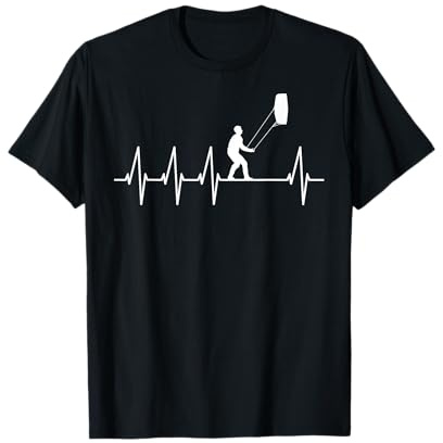 Steering Kite Heartbeat Power Kite, Steering Mat T-Shirt