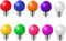 Ampoule LED Couleur E27 2W équivalente 20W 200LM E27 Grosse culot à vis Ampoule Couleur LED Ampoules Multicolore pour Maison Bar Fête Décoration d'ambiance - Lot de 10