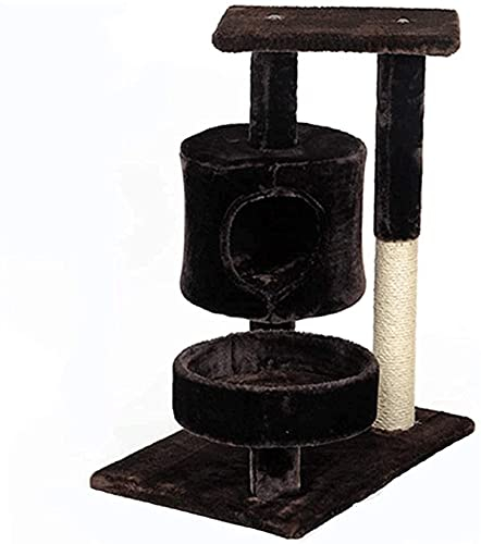 Kratzbaum Katzenbaum Kratzbaum Kletterbaum Multifunktionales Katzenklettergerüst Tongtian Column Jumping Platform aus Holz LSDRALOBOOE 712