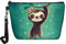 chaqlin Kosmetiktasche, tragbar, für Damen, Make-up, Dackel, multifunktional, Faultier Baby Grün, Taille Unique, Kulturbeutel