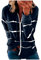XTBFOOJ Winter Pullover Damen Color Block Hoodi Teddy Hoodie Damen Damen Flies jacken Grobstrick Damen strickpulover Damen Parka gruener Steppmantel Cardigan lang Strick cordmantel