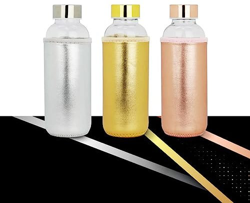 DKD Home Decor Botella de Agua Bewinner Cristal (400 ml)