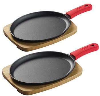 Tramontina Cast Iron Fajita Set, 2-pack
