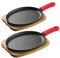 Tramontina Cast Iron Fajita Set, 2-pack