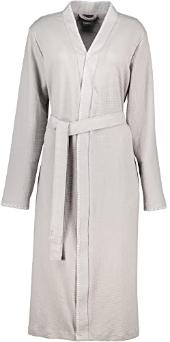 Cawö Home Bademäntel Damen Kimono Pique 812 stein - 70 XS