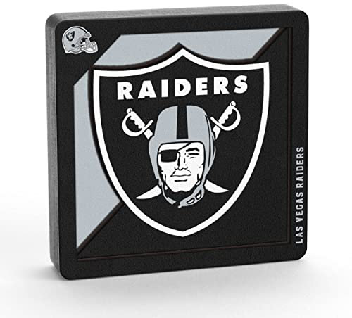 YouTheFan NFL Las Vegas Raiders 3D Logo Series Magnets