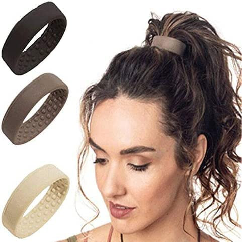 Silikon Haargummi Gummibänder 3 Stück Pferdeschwanz Halter Multifunktions Faltbare Haarschmuck