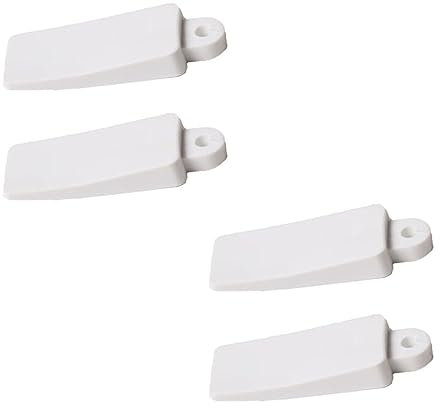 Window Wedges Glass Reptile Tank Lock Soft White Rubber Window Table Furniture Wedge Sliding Door Stop Window Wedges Window JAM Stop (4)