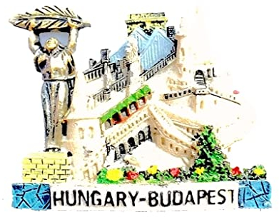 ASIORI Kühlschrankmagnet – Sehenswürdigkeiten von Budapest, Ungarn, Magnet for Küche, Kühlschrank, dekorierter Magnet
