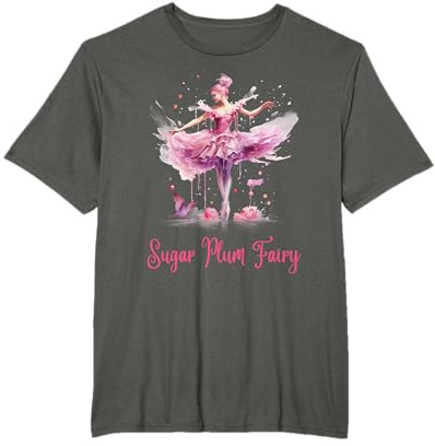 Sugar Plum Fairy Enchanting Nutcracker Ballet Fans T-Shirt